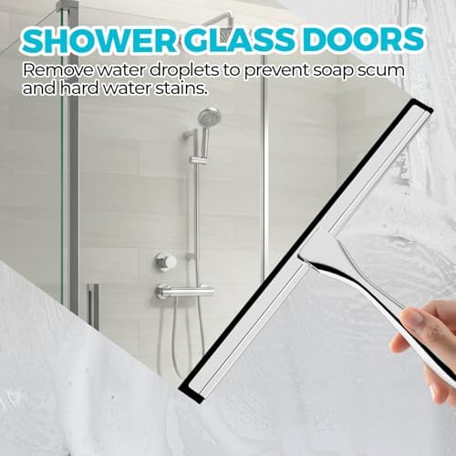 2 Pack Universal Squeegee for Glass and Tile Surfaces