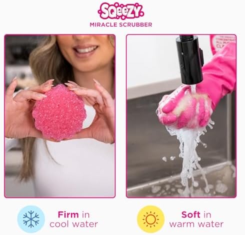 Stardrops Pink Stuff Cleaning Pack - 3 Squeezy Sponges Included