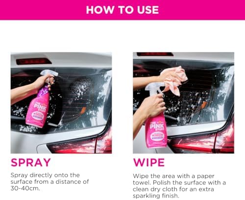 The Pink Stuff Stardrops Window and Glass Cleaner 750ml
