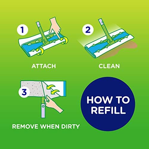 Swiffer Dry Sweeping Pad Refills 16 Count Unscented