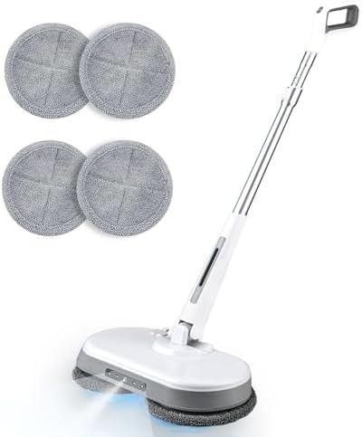 Verazon Cordless Electric Mop with LED Light and Water Sprayer