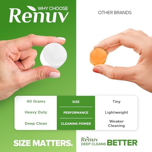 Renuv Garbage Disposal Cleaner Tablets 12XL One Year Supply