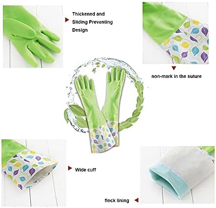 KINGFINGER Waterproof Dishwashing Gloves 2 Pairs