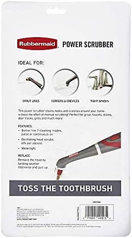 Rubbermaid Reveal Power Scrubber for Multi-Purpose and Grout Cleaning
