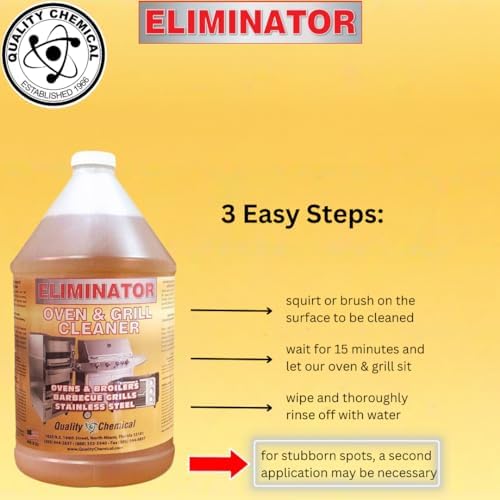 Quality Chemical Oven Cleaner Grill Cleaner - 1 Gallon Combo