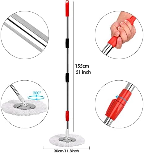 Bop Mop and Bucket with Wringer Set 360