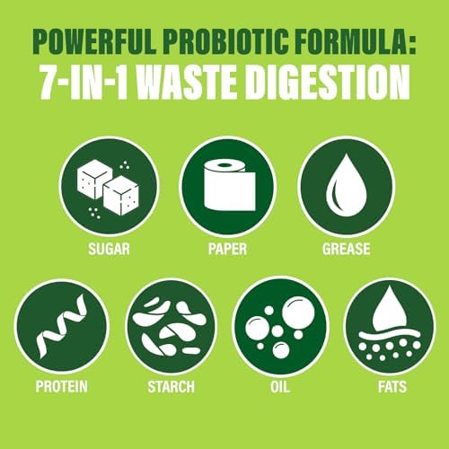 Green Gobbler Septic Tank Treatment Packets - 24 Pods 6 Months Supply