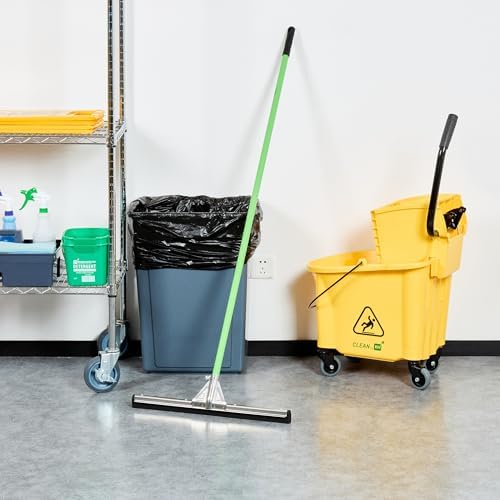 Clean Tek Professional 55 Inch Floor Squeegee Handle 1