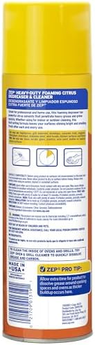 Zep Heavy-Duty Foaming Citrus Degreaser 18 Oz Case of 6
