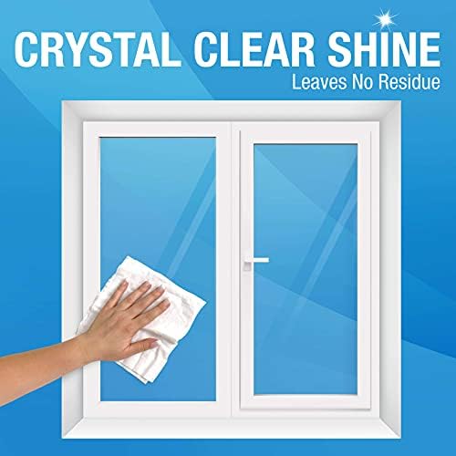 MiracleWipes for Glass - 60 Count Streak Free Wipes