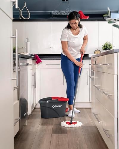 O-Cedar EasyWring Microfiber Spin Mop Set with Lavender PAC