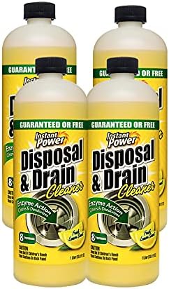 Instant Power Drain Cleaner with Lemon Scent 1 Liter 4 Pack