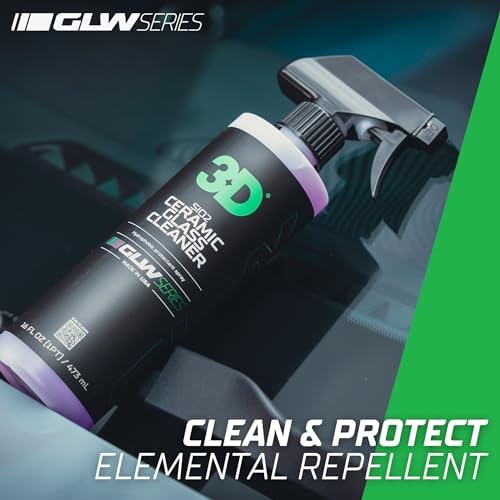 GLW Series 3D SiO2 Ceramic Glass Cleaner 64 oz 1
