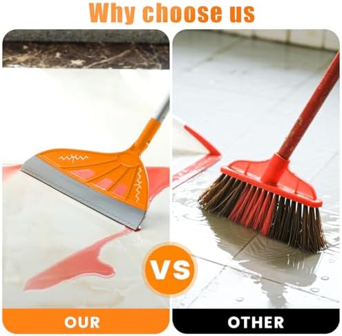 BURFERLY Magic Rubber Air Broom 2 in 1 Cleaning Tool Set