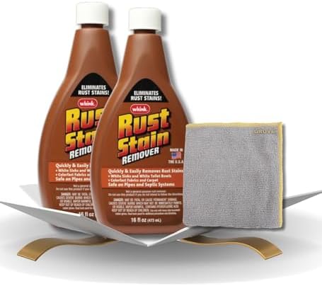 GROVE Whink Rust Stain Remover 16 oz Microfiber Cloth