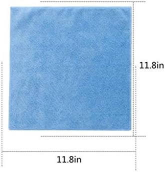 YSLON Rubber Gloves 2-Pair With Cleaning Cloths 2-Pack Waterproof Reusable