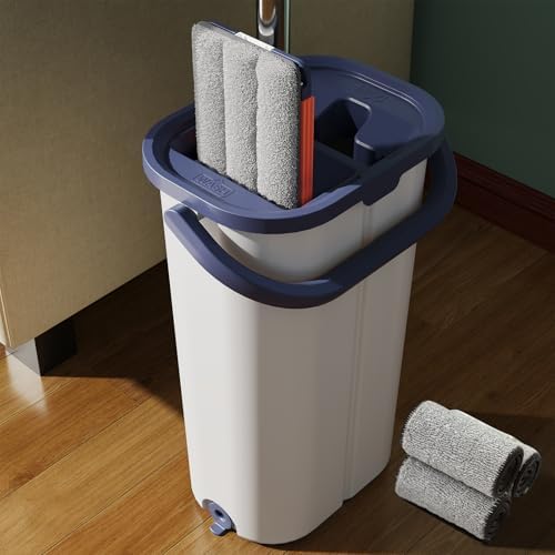 WBKATN Mop and Bucket Set with Wringer 360 Rotatable Mop