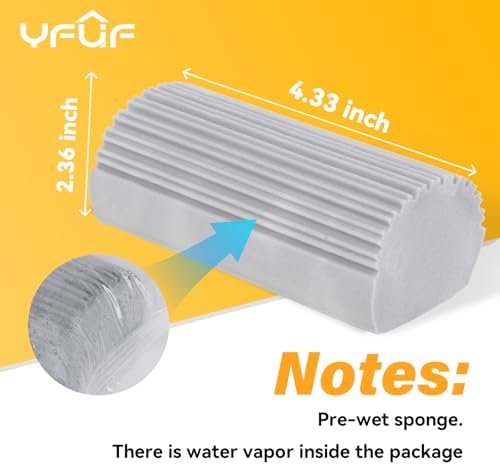 2-Pack Magic Sponge Duster for Baseboards and Windows