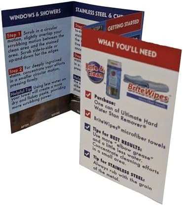 Brite Clean Spotless Showers Kit for Hard Water Stain Removal 1