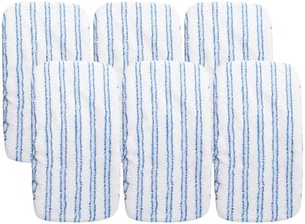 Matthew Microfiber Mop Refills 6Pcs Replaceable for Hardwood and 15x8 Mops