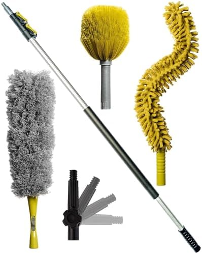 DOCA Telescoping Pole 5-12 Ft - High Reach Duster Kit for Cleaning
