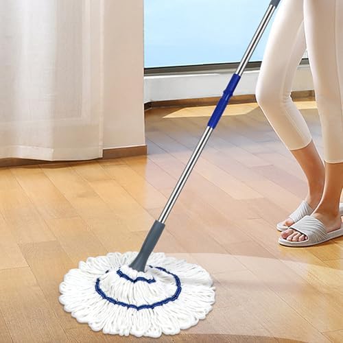 Silkyhose Self-Wringing Twist Mop for Dry Wet Cleaning