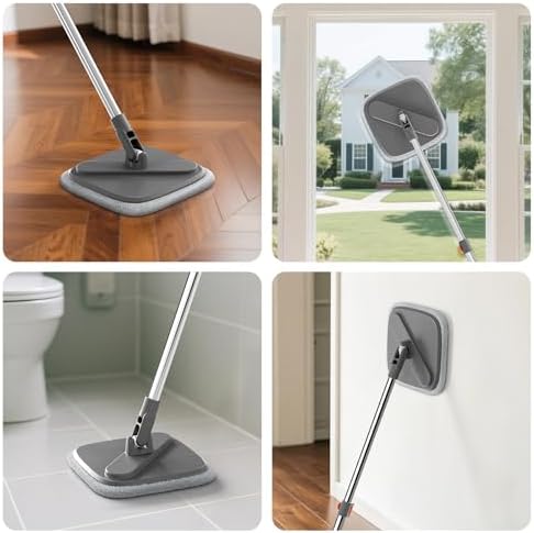 BOMIDI Spin Mop and Bucket Set with Water Separation