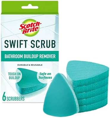 Scotch-Brite Swift Scrub Bath Cleaner Scrubbers 6 Pack