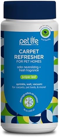 Pet Life Unlimited Carpet Refresher Deodorizer Powder - Pet Safe Plant Based 16oz