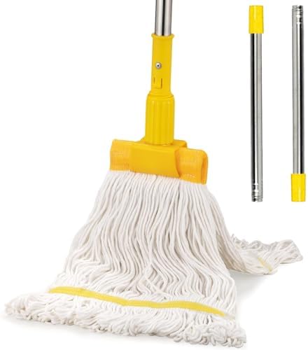 Bryquelin Heavy Duty Commercial Mop with 48 Long Handle