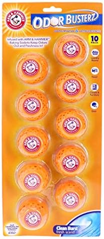 Arm Hammer Odor Busterz Balls 10-Piece - Pet Carpet Fresh