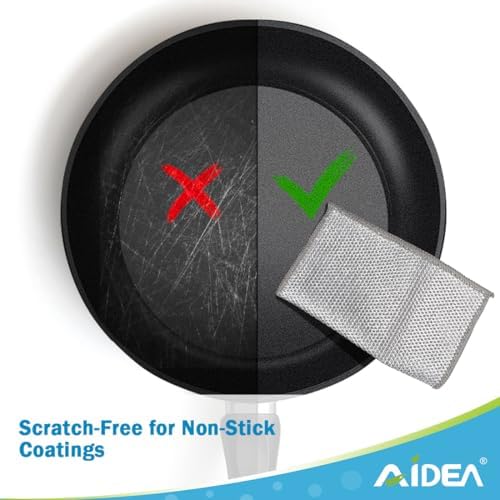 AIDEA Non Scratch Wire Dishcloth 24PK - 7x8 Inch