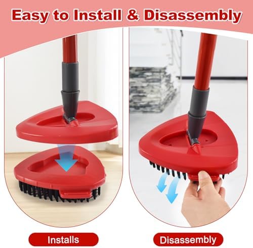 Blaithom Upgraded Spin Mop Brush Head for O Cedar 1-Tank