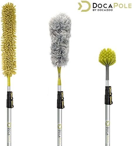 DOCA Telescoping Pole 5-12 Ft - High Reach Duster Kit for Cleaning