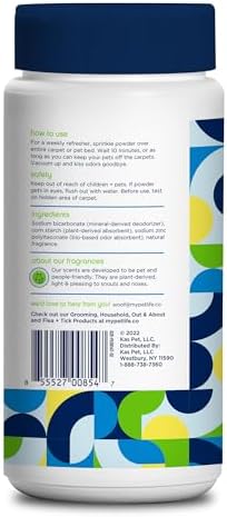 Pet Life Unlimited Carpet Refresher Deodorizer Powder - Pet Safe Plant Based 16oz