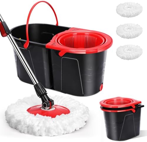 Gadhra Spin Mop and Bucket with Wringer Set