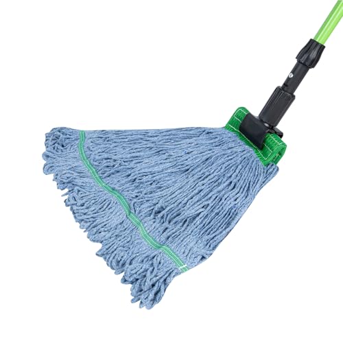 Restaurantware Mop Head Refill - 24 Ounce 5 Inch Headband Cotton Blend Machine Washable