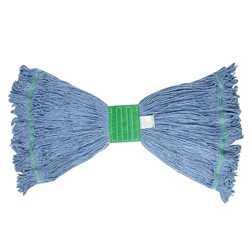 Restaurantware Mop Head Refill - 24 Ounce 5 Inch Headband Cotton Blend Machine Washable