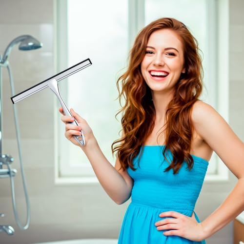 2 Pack Universal Squeegee for Glass and Tile Surfaces