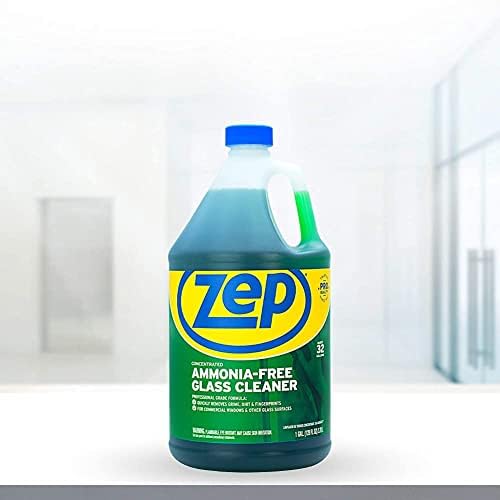 Zep Ammonia Free Glass Cleaner Concentrate - 1 Gallon Case of 4 1
