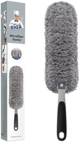 MRSIGA Lint Free Microfiber Duster for Easy Household Cleaning