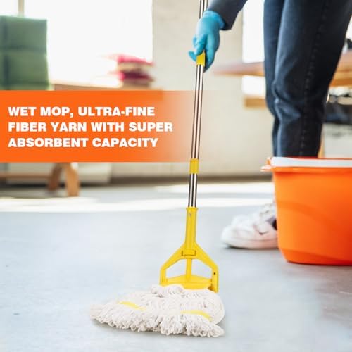 Conliwell Heavy Duty Commercial Mop with 48 Long Handle