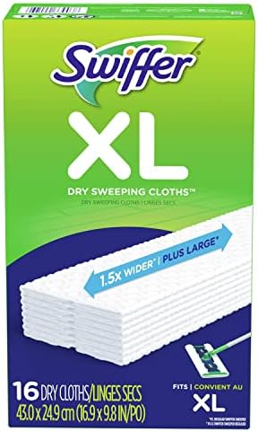 Swiffer Dry Sweeping Pad Refills 16 Count Unscented