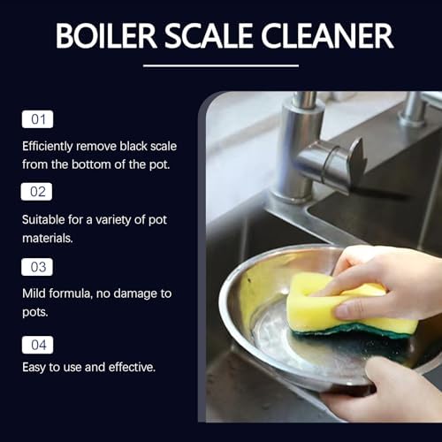 Black Scale Remover for Cookware - 338 Fl Oz