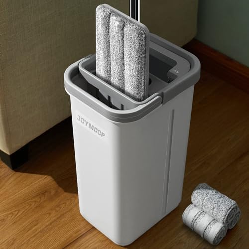 JOYMOOP Mop Bucket Set with Wringer and 3 Microfiber Pads