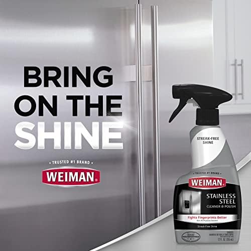 Weiman Stainless Steel Cleaner and Polish 22 oz 6 Pack