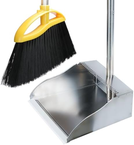 Gloffer Broom and Dustpan Set Indoor Cleaning Tools