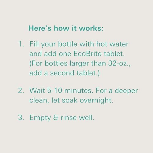Owala EcoBrite Cleaning Tablets - 20 Pack Biodegradable Safe