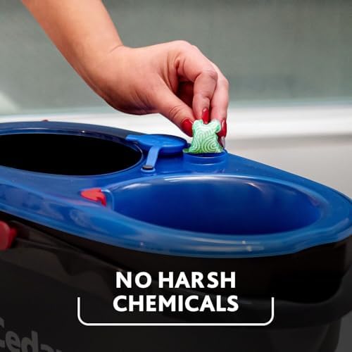 O-Cedar EasyWring RinseClean Spin Mop Bucket with Extra Refill