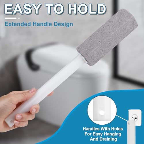 Herda 3 Pack Pumice Stones with Long Handle